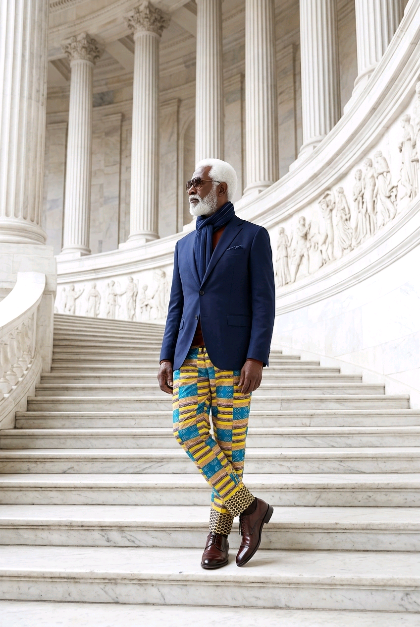 HCWP Originals Diallo Pants Cultural Series — Front View