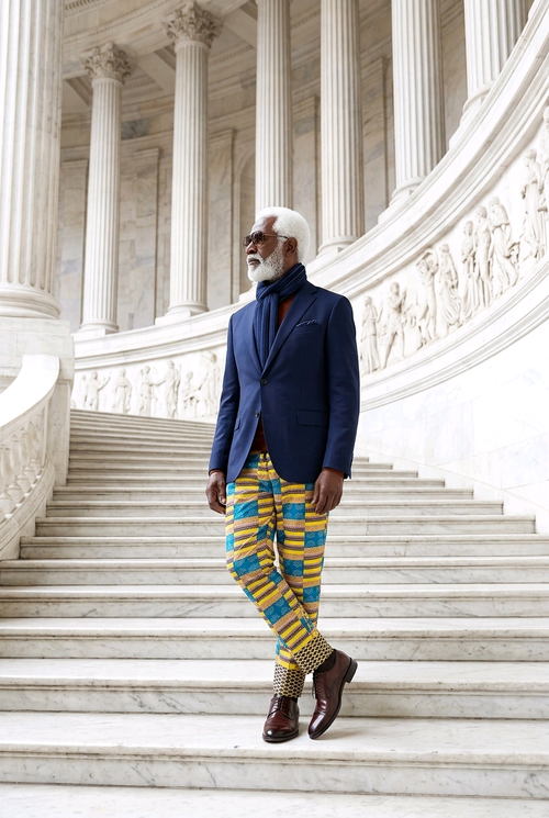 HCWP Originals Diallo Pants Cultural Series — Front View