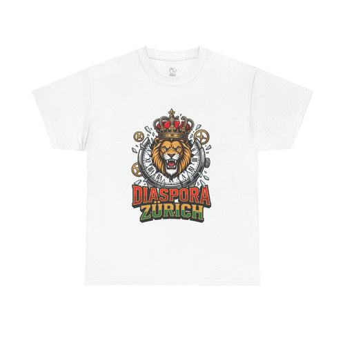 HCWP Originals Diaspora Zürich Lion T-Shirt SS26 — Front View
