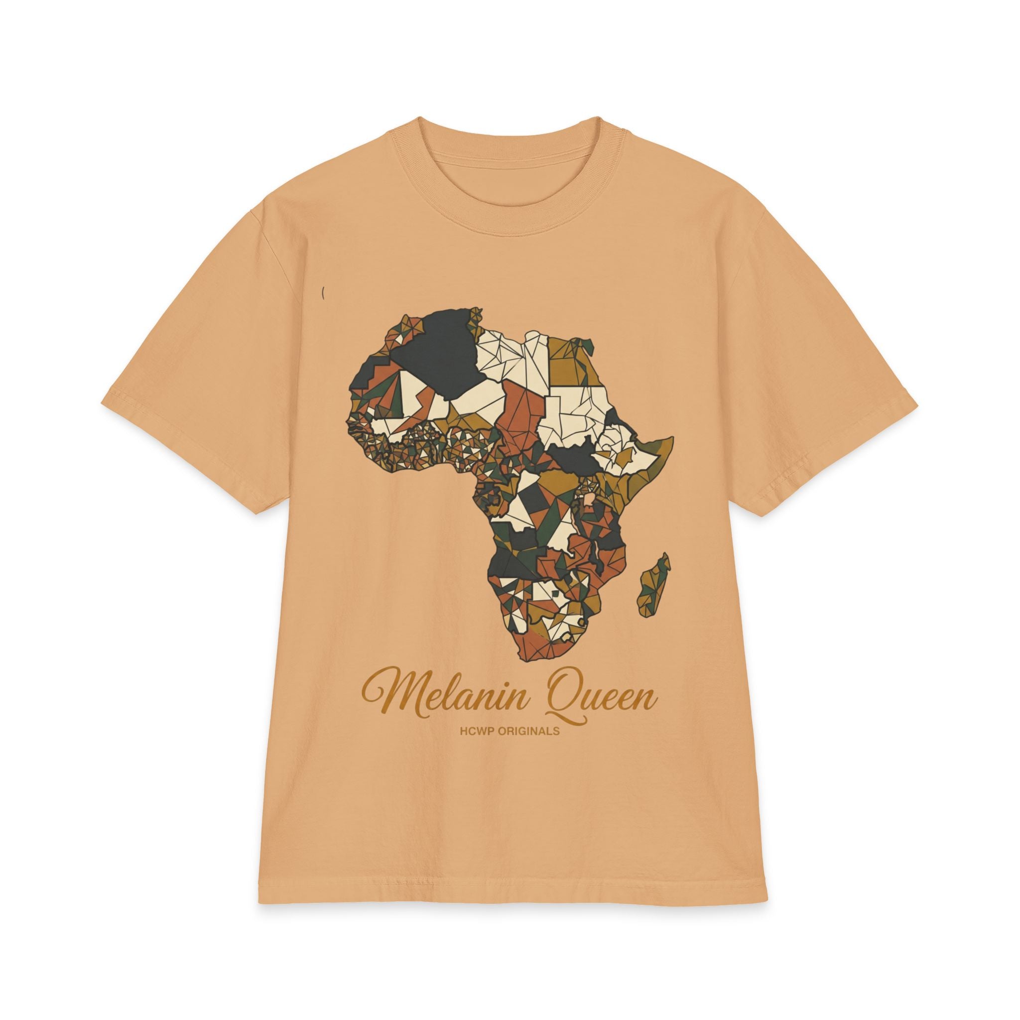 Melanin Queen Africa Map Tee