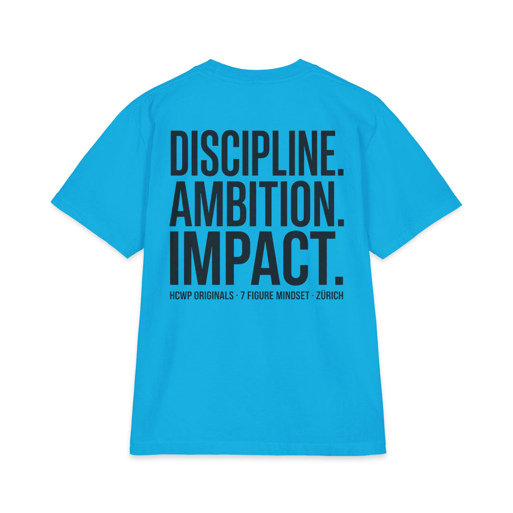 HCWP Originals Discipline Ambition Impact Tee SS26 — Campaign Shot