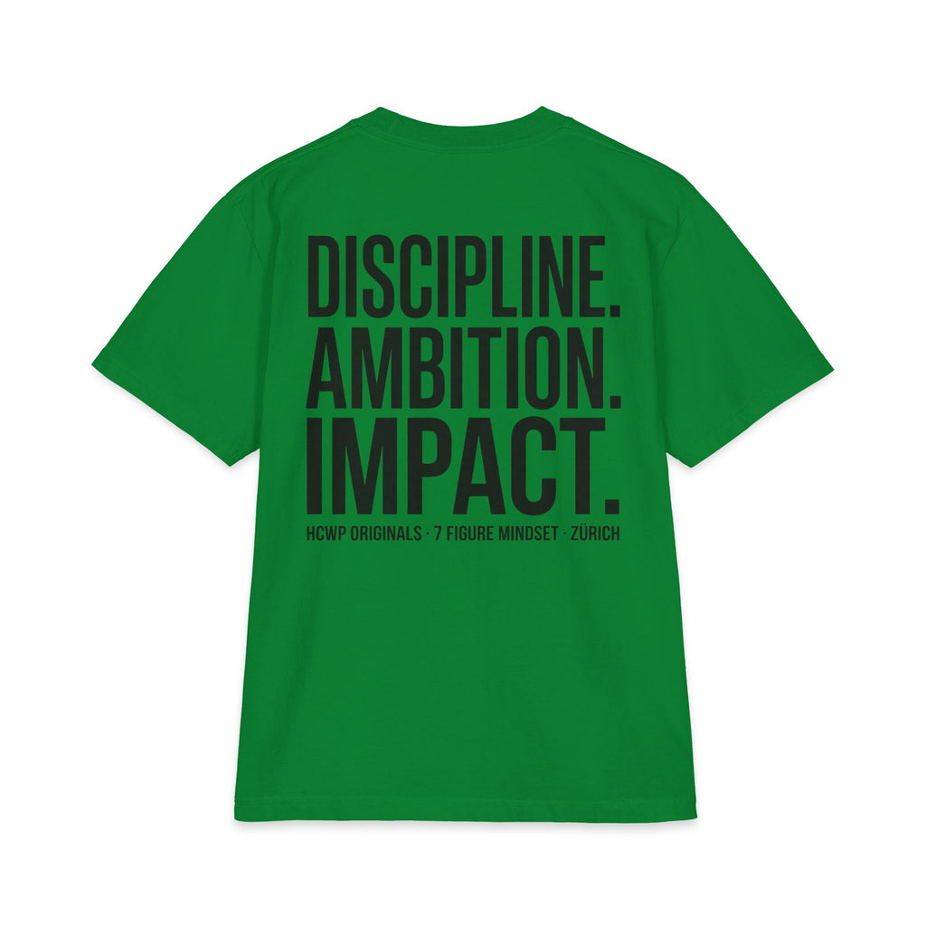 HCWP Originals Discipline Ambition Impact Tee SS26 — Color Option 3 Front
