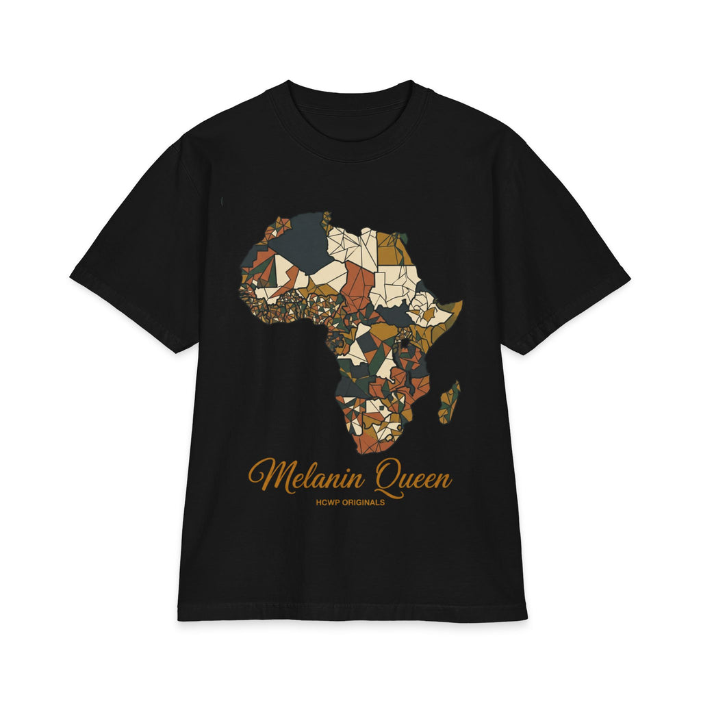 Melanin Queen Africa Map Tee