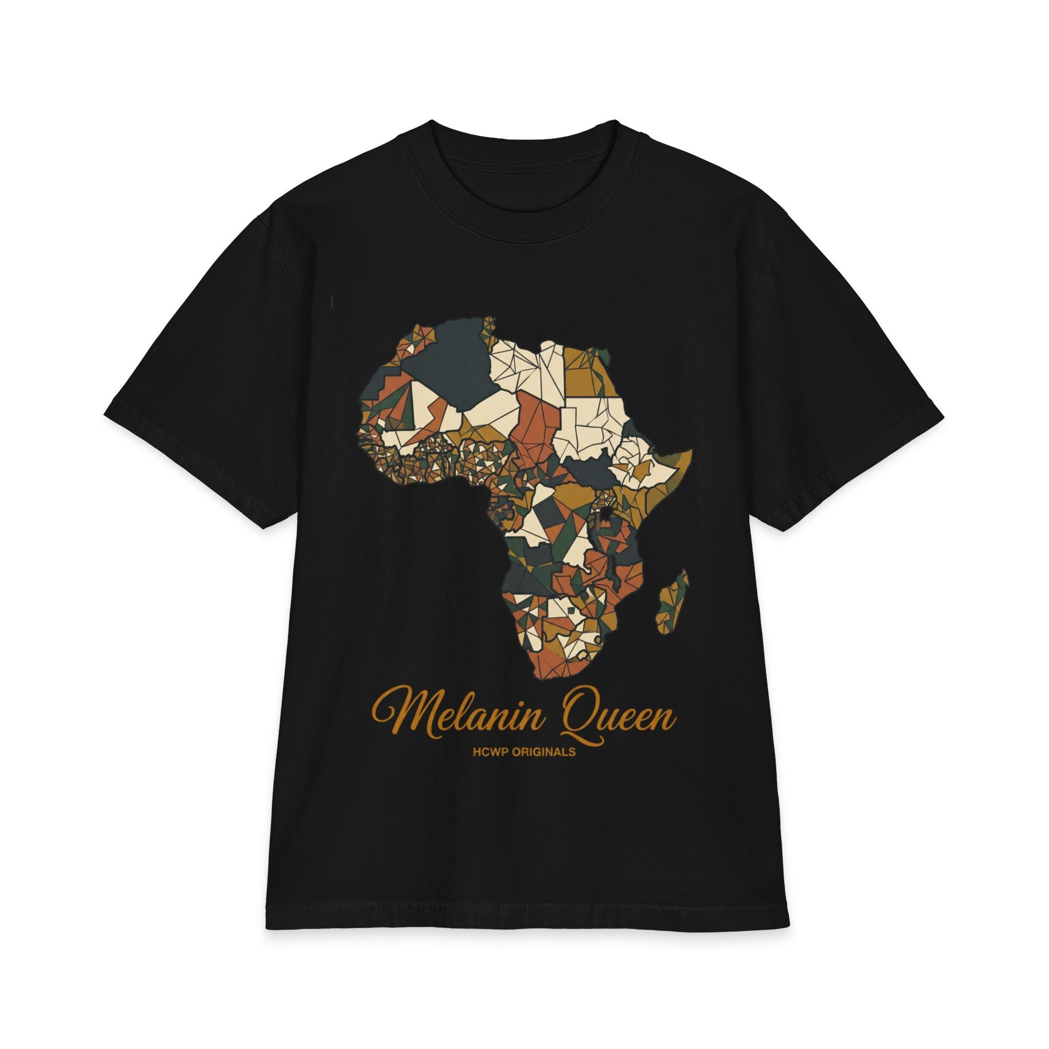 Melanin Queen Africa Map Tee