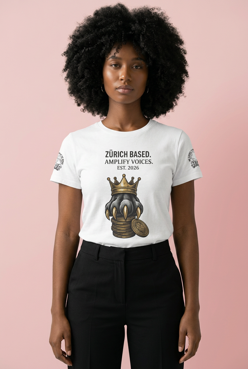 HCWP Originals SS26 Panther's Footprint Tee — Campaign Shot