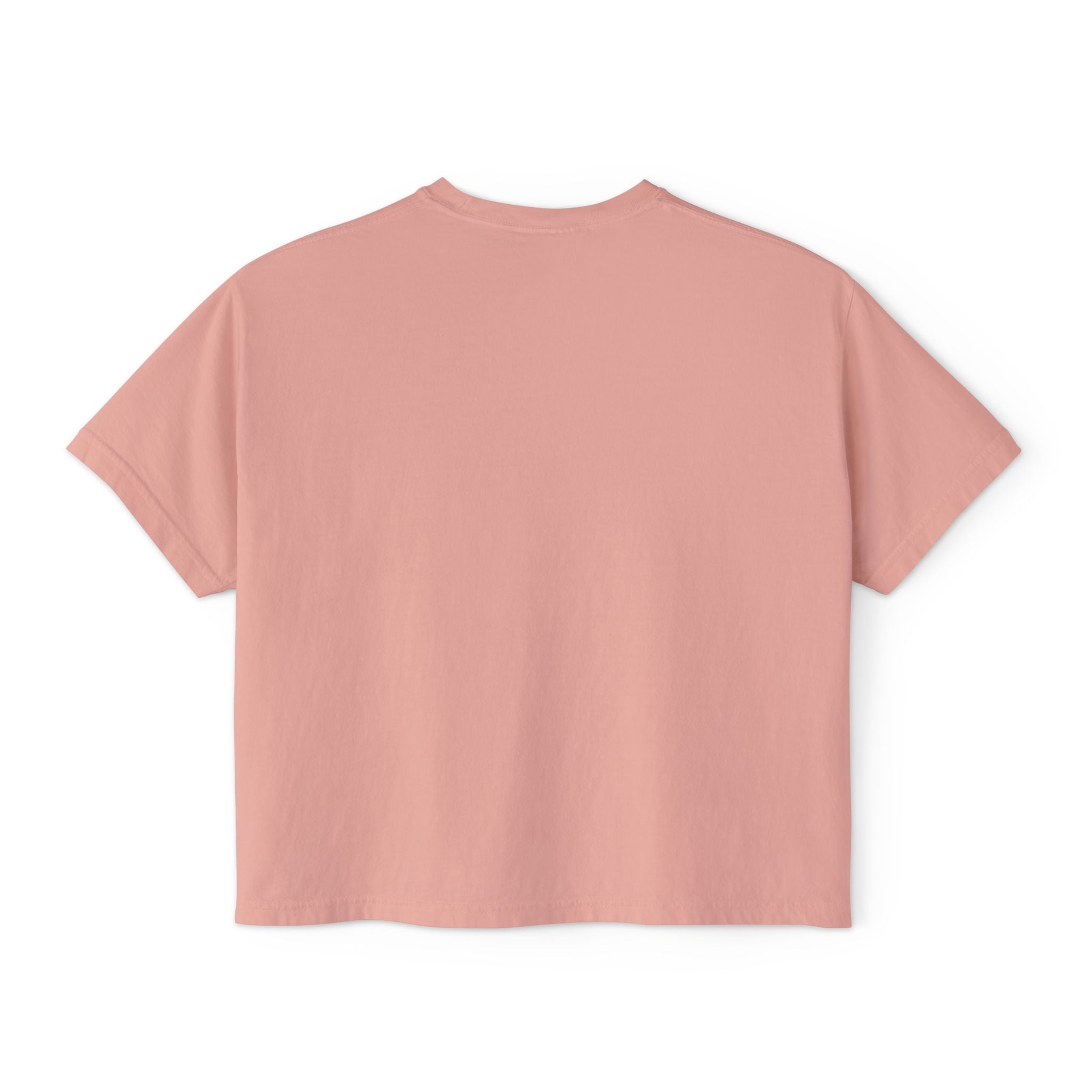 Afro Chic Women's Boxy Tee — Retro Black Woman Graphic "Print It Your Way"