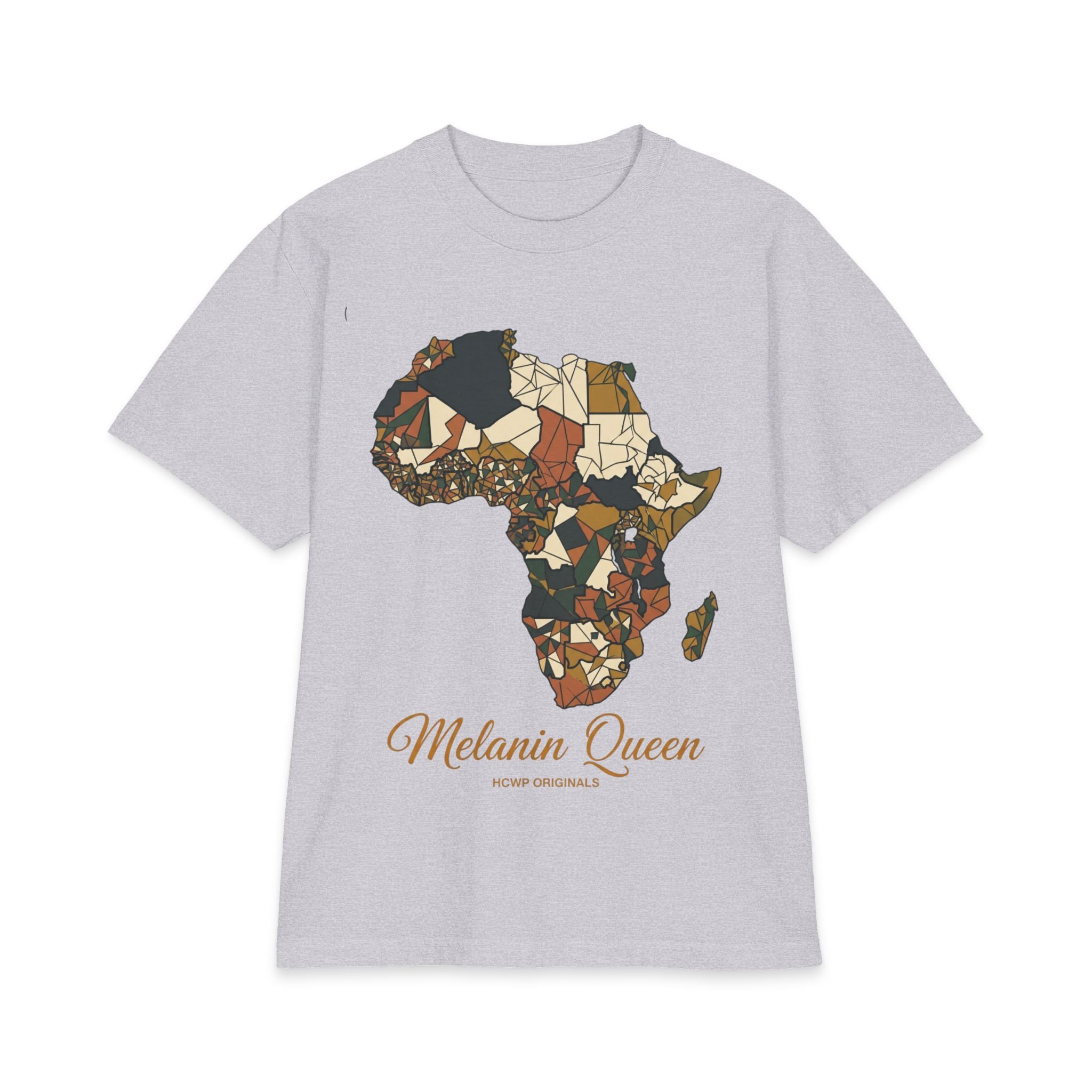 Melanin Queen Africa Map Tee