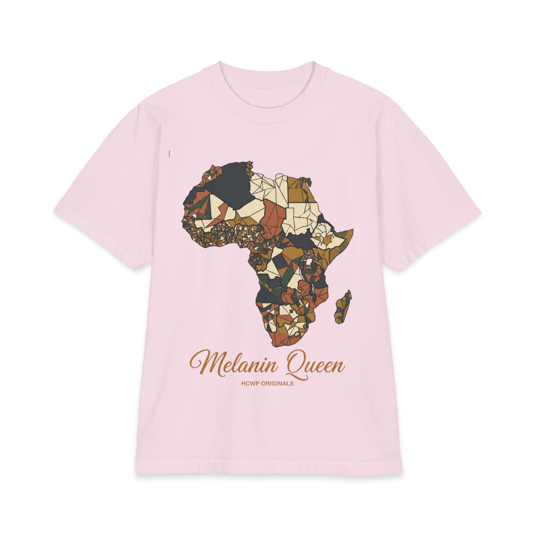 Melanin Queen Africa Map Tee