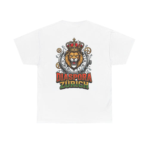HCWP Originals Diaspora Zürich Lion T-Shirt SS26 — Back View