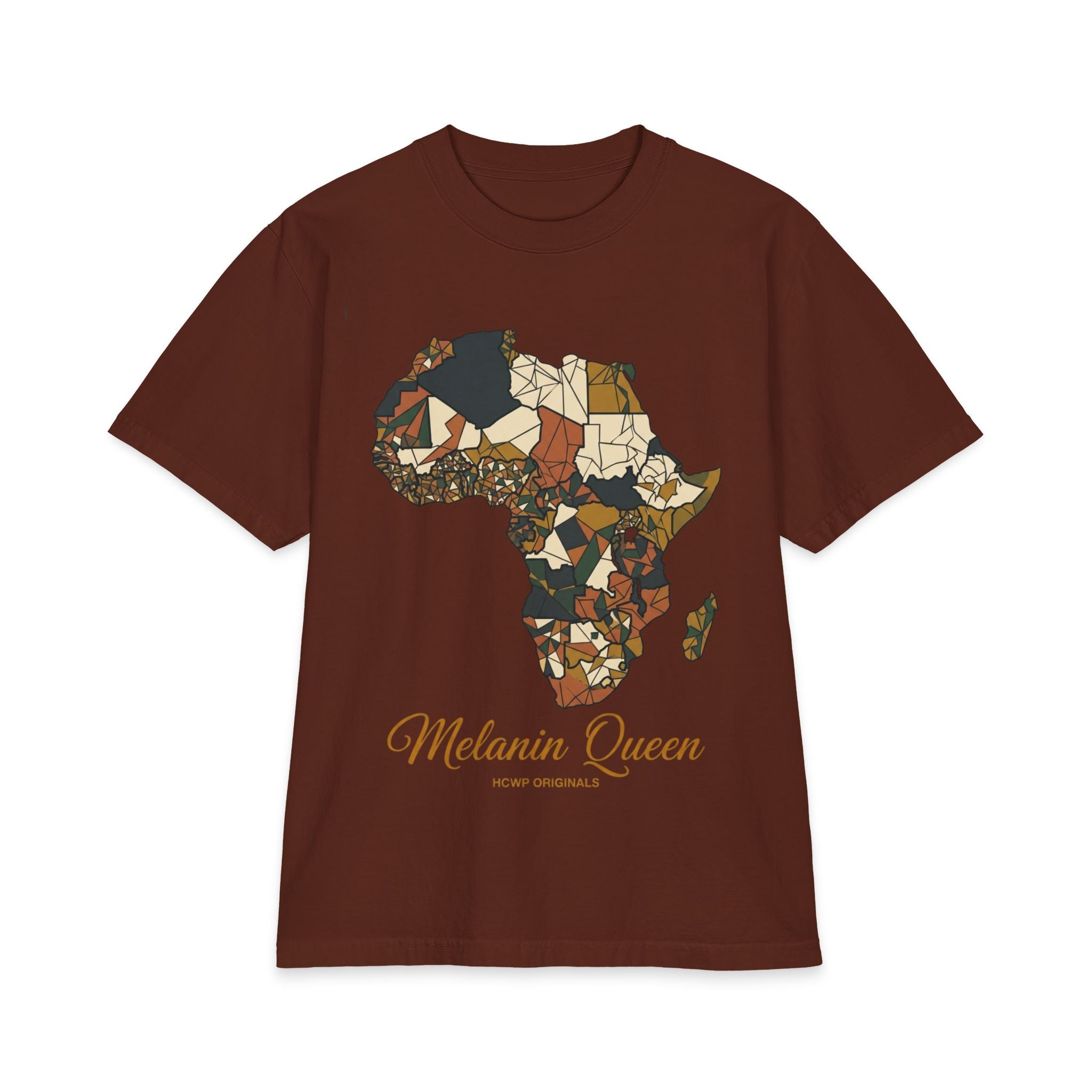 Melanin Queen Africa Map Tee