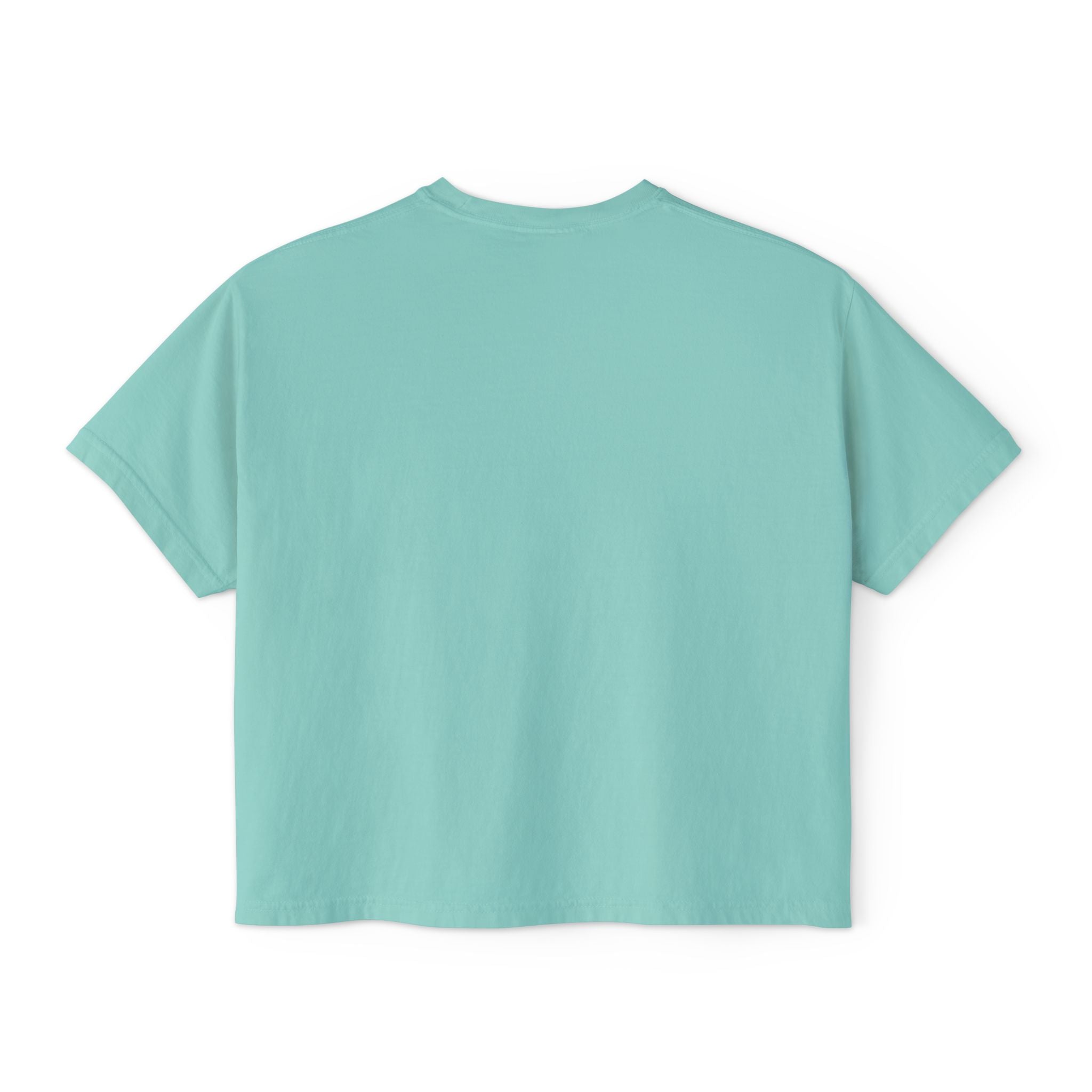 Afro Chic Women's Boxy Tee — Retro Black Woman Graphic "Print It Your Way"