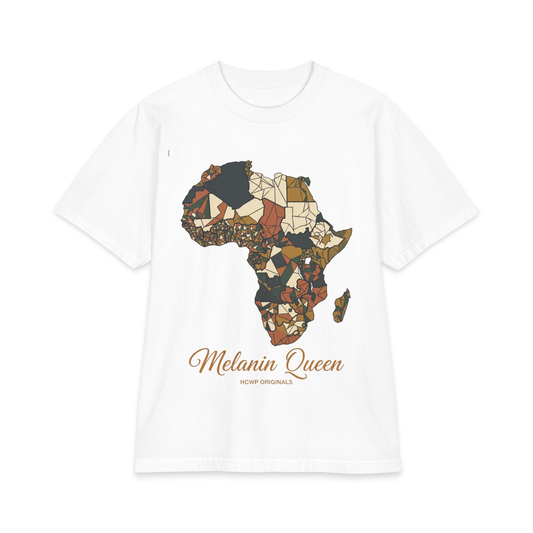 Melanin Queen Africa Map Tee