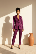 HCWP Originals Adire Terracotta Blazer Cultural Series — Front View