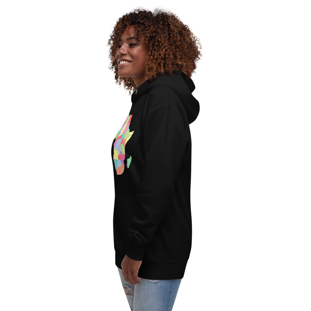 HCWP Originals Africa Unite Hoodie SS26 — Detail Close-Up