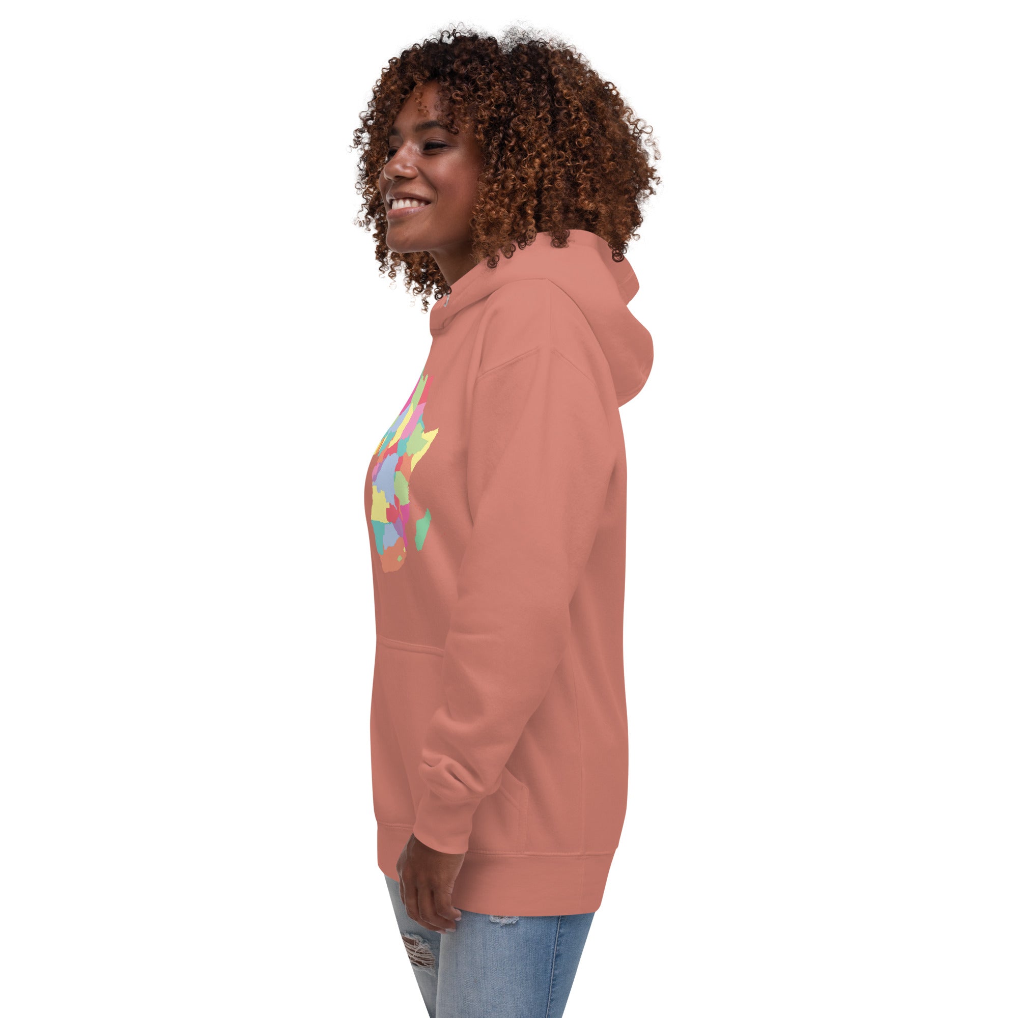 HCWP Originals Africa Unite Hoodie SS26 — Flat Lay Front